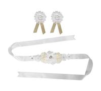 HAPINARY Fascia Maternità Floreale Regolabile per Shower e Servizi Fotografici Cintura Decorativa per Gravidanza e Facile Indossare Accessorio per e Feste per