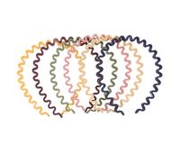 HAPINARY Fascia Ondulata in Resina Da 6 Pezzi, Cerchietto Satinato Leggero Per Chioma Da Donna, Accessorio Chioma Comodo Per Vita Quotidiana, Lavoro, Scuola e Vacanze