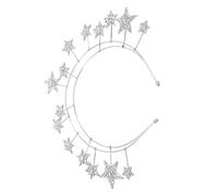 HAPINARY Fascia Per Chioma A Stella Accessorio Per Sposa Copricapo Da Donna Per Cerimonia Decorata Dettagli Lucidi Elegante E Comoda