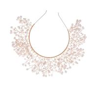 HAPINARY Fascia Per Chioma Da Sposa Chic Perline Intrecciate Decorazione Per Costume Da Donna Dorata Accessorio Per Chioma Da Donna Cerchietto Per Sposa Cerchietto Per Matrimonio