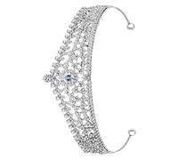 HAPINARY Fascia Per Chioma Da Sposa Strass in Lega Europea Zircone 3a Ornamento Per Chioma Da Sposa Per Donna Realizzata in Materiale Resistente Allo Sbiadimento Leggera Uso Portatile