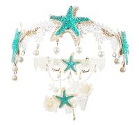 HAPINARY Fascia Per Chioma Donna Decorazione A Forma Di Stella Marina Ciondolo in Materiale Sicuro E Resistente Adatta Per Vari Stili Di Chioma E Occasioni