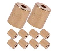 HAPINARY Fermacorda in Metallo 10 Pezzi per Accessori Notebook, Fibbie per Artigianato Blocco del Cavo, Tenditore di Corda Mini per Progetti Fai da Te