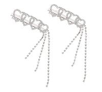 HAPINARY Fermaglio A Forma Di Cuore Strass Forcine Per Chioma Eleganti Accessorio Da Chioma Romantico Per Compleanni Matrimoni Banchetti E Eventi Speciali