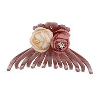 HAPINARY Fermaglio Per Chioma A Fiore Realizzato in Plastica E Resina Fermaglio Per Mascella Chic