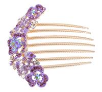 HAPINARY Fermaglio Per Chioma Da Sposa Strass Pettine A Forma Di Fiore Per Acconciature Eleganti Accessorio Per Matrimonio E Feste