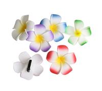 HAPINARY Fermaglio Per Chioma Fiori Di Plumeria Hawaiana Decorazione Per Chioma Fiore Di Plumeria Per Feste Luau Matrimonio in Spiaggia Vacanze Al Mare