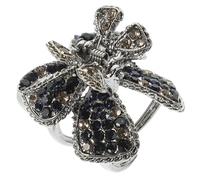 HAPINARY Fermaglio Per Farfalla Retro Con Strass Clip Per Coda Di Cavallo Elegante Per Donne e Ragazze Accessorio Affascinante e Resistente Per Stili Vari