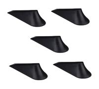 HAPINARY Fermaporta da Pavimento in Gomma Nera Set 5 Pezzi Cunei Fermaporta Antiscivolo per Casa Ufficio Sicurezza Ragazzo Ragazza