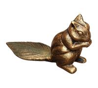 HAPINARY Fermaporta in Ghisa a Forma di Scoiattolo Design Obliquo Fermaporta Antiscivolo per Porte Interne Pratico per Ambienti Vintage e Camere da Letto