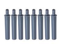 HAPINARY Fermaporta per Casa e Armadietti in ABS Plastica Grigio Scuro Set da 8 Pezzi Anticollisione per Porte Scorrevoli Protezione Sicurezza e Mobili