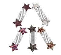 HAPINARY Forcine per Chioma a Stella in Metallo 5 Pezzi, Pettine Laterale Decorativo per Donna, Accessori per Styling Frangia, per Fissare Chioma Dietro la Testa, Adatte a Tutte le Età