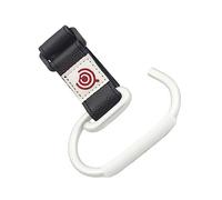 HAPINARY Ganci Per Passeggini in Alluminio, Clip Per Passeggino Nastro Nero, Gancio Per Borse Da Passeggino Resistente Per Genitori, Accessori Per Passeggini Per Spesa e Passeggiate