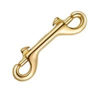 HAPINARY Gancio Doppio in Metallo Massiccio per Guinzaglio Cani Durevole e Versatile Clip Molla per Progetti Te e Connessioni Pet Gancio Metallo Resistente per Guinzagli Doppio