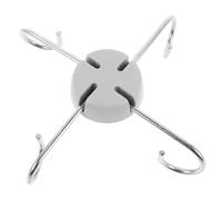 HAPINARY Gancio Per Asta Portaflebo in Acciaio e Abs Supporto Per Infusione Verticale Accessorio Per Ospedale e Struttura Sanitaria