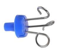 HAPINARY Gancio per Rack Infusione in Acciaio e Plastica, Set da 3 Pezzi, Accessorio per Supporto Clinico, Compatibile Pali per Flebo, Utilizzo Ospedaliero e Ambulatoriale