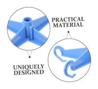 HAPINARY Gancio per Supporto in Abs Resistente e Sicuro Accessorio Facile Installare per in Cliniche e Ospedali Compatibile con Aste Ganci