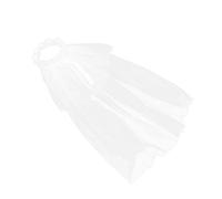 HAPINARY ghirlanda di velo per accessori per comunione copricapo da ragazza di fiori per il matrimonio veretta bandalette hijab fascia di fiori fascia floreale bianca