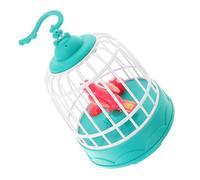 HAPINARY Giocattolo Pappagallo Parlante in Plastica Gabbia Realistica, Portatile e Decorativo, come Giocattolo Interattivo la Casa