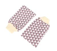 HAPINARY Guanto Esfoliante Bagno Doppio Triangolo Geometrico Per Donna Esfolianti Asciugamano Da Bagno Salviette Per Corpo