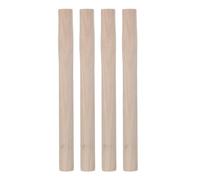 HAPINARY Impugnatura Confortevole per Martello 4 Pezzi Manico in Legno Duro Sostituzione Facile 35cm per Attrezzi da Giardino e Falegnameria
