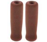 HAPINARY Impugnature per Stampelle 2 Pezzi Fasce Antiscivolo, Imbottite Spugna Traspirante, Accessori per Bastoni da Passeggio, Riducono Affaticamento Mani e Polsi, per Anziani e Uso