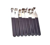 HAPINARY Kit di 8 Pezzi di Attrezzi per Ceramica in Acciaio Inossidabile Impugnatura Migliorata per Modellare Argilla e Sculture Artigianali di Terracotta