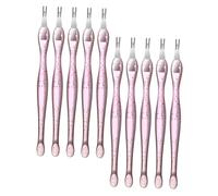 HAPINARY Kit Manicure Professionale 10 Pezzi in Acciaio Inossidabile Forchetta Per Pelli Morte, Tagliaunghie e Strumenti Per Rimozione Cuticole