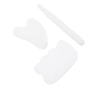 HAPINARY Kit Per Massaggiare E Raschiare Set Da 3 Pezzi Gua Sha Naturale Strumento Per Cura Del Corpo E Viso Promuove Circolazione E Affaticamento