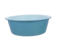 HAPINARY Lavabo Portatile in Plastica Lavabo Per Piedi Da Viaggio Rotondo Per Uso Domestico Vasca Per Pediluvio e Stoccaggio Pulizia Bianco e Blu