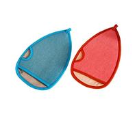HAPINARY Lavaggio Esfoliante Guanto Guanti Esfolianti Per Corpo Scrub Bagno Doccia Straccio Per Lavaggio Pelle 2 Pezzi Salviette Naturali