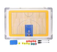 HAPINARY Lavagna Strategica da Basket e in Lega di Alluminio per Allenamento e Sessioni di Coaching Feedback Migliorato 45x30 Cm Facile da Trasportare