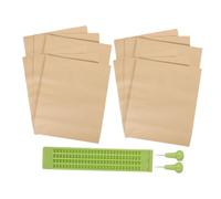 HAPINARY Lavagnetta Braille in Plastica Riutilizzabile Stilo per Scrivere in Braille Piastra Leggera Portatile per Non Vedenti Kit di Carta per Scrivere Bianca