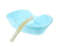 HAPINARY Lavandino Per Shampoo Portatile Ergonomico Bordo Curvo, Ciotola Per Lavaggio Chioma a Letto Per Anziani, Disabili e Donne in Gravidanza, Lavabo Plastica Sicura Per Uso Domestico