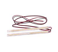 HAPINARY Luce Di Direzione a Led Per Auto 15 Cm, Lampada Segnalazione Flessibile Per Specchietto Retrovisore, Indicatore Di Direzione Per Guida Notturna e Sicurezza Stradale