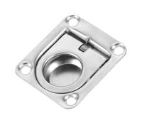 HAPINARY Maniglia del Boccaporto della Barca in Acciaio Inossidabile 38x44mm, Maniglia a Filo per Sportello a Incasso Marina, Fermo per Barca Resistente per Applicazioni Marine