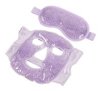 HAPINARY Maschera in Gel Rinfrescante per Occhi e Viso, Set Impacco Freddo Riutilizzabile, Morbida Maschera per Dormire e Alleviare Affaticamento, Adatta a Uso Quotidiano e Colore Casuale