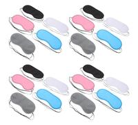 HAPINARY Mascherine per Dormire Oscuranti Set da 20 Pezzi, Maschera Occhi Leggera e Traspirante Cinghie Elastiche Regolabili, Protezione Occhi Morbida per Pisolini, Viaggio e Relax