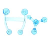 HAPINARY Massaggiatore Manuale a Forma di Rana 2 Pezzi, Strumento di Massaggio Portatile in Pvc, Leggero e Portatile per Rilassamento a Casa e Sollievo Dalla Fatica