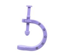 HAPINARY Massaggiatore Portatile per Piedi in Abs Porpora Design Ergonomico, Strumento per Massaggiare Palmo e Punti di Agopuntura, Facile da Trasportare
