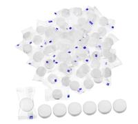 HAPINARY Mini Asciugamani Compressi in Cotone 100 Pezzi, Panni Compatti Usa e Getta Monete, Mini Tovaglioli Portatili Per Viaggi, Casa e Attività All'aperto