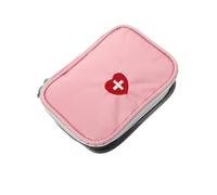 HAPINARY Mini Kit Pronto Soccorso Scatola Porta Medicinali in Poliestere Piccolo Organizer Confezione Di Medicinali Portatile