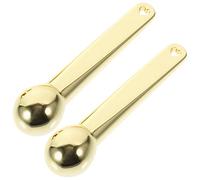 HAPINARY Mini Strumento Manuale Per Gli Occhi 2 Pezzi Per Crema Per Gli Occhi in Oro Per L'assorbimento Della Crema Per Gli Occhi Riduzione Del Gonfiore Degli Occhi