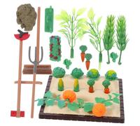 HAPINARY Mini Tosaerba Giocattolo Accessori Per Casa Delle Bambole Mini Tosaerba E Forca Attrezzi Da Giardinaggio in Miniatura Set Di Modellismo Per Casa Delle Bambole