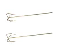 HAPINARY Miscelatore per Vernice Resistente All’usura in Acciaio, Asta di Miscelazione Portatile per Trapano, Set 2 Pezzi per Malta, Pittura e Cemento, Utensile Multifunzione per Edilizia