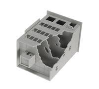 HAPINARY Modello Di Edificio Danneggiato Dalla Battaglia Modello Di Assemblaggio Mattoni Desolati Paesaggio Edificio In Miniatura Città In