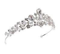 HAPINARY Nuziale Strass Per Sposa Fascia Per Chioma Elegante in Metallo Per Matrimonio Fidanzamento Compleanno