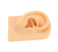 HAPINARY Orecchio in Silicone Per Esercitazioni Di Piercing Orecchio Supporto Di Visualizzazione Didattica Parti Del Corpo Umano