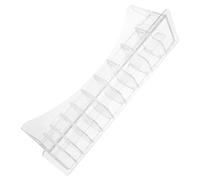 HAPINARY Organizer Per Tagliacapelli e Vassoio Per Tosatrice Da Barbiere in Plastica 10 Griglie, Custodia Porta Pettini Guida Compatibile, Scatola Portaoggetti Per Forniture Parrucchiere Professionali