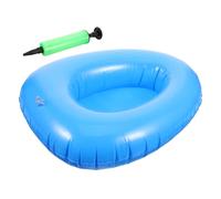 HAPINARY Padella Gonfiabile Portatile Per Pazienti Anziani e Donne in Gravidanza, Vaso Da Notte Compatto in Plastica Leggera, Orinatoio Da Viaggio Per Assistenza Domiciliare e Uso in Auto